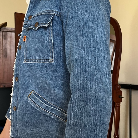 Vintage Levis Sherpa Jacket (70s-80s) - Picture 12 of 14